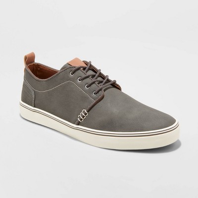 mens gray casual shoes