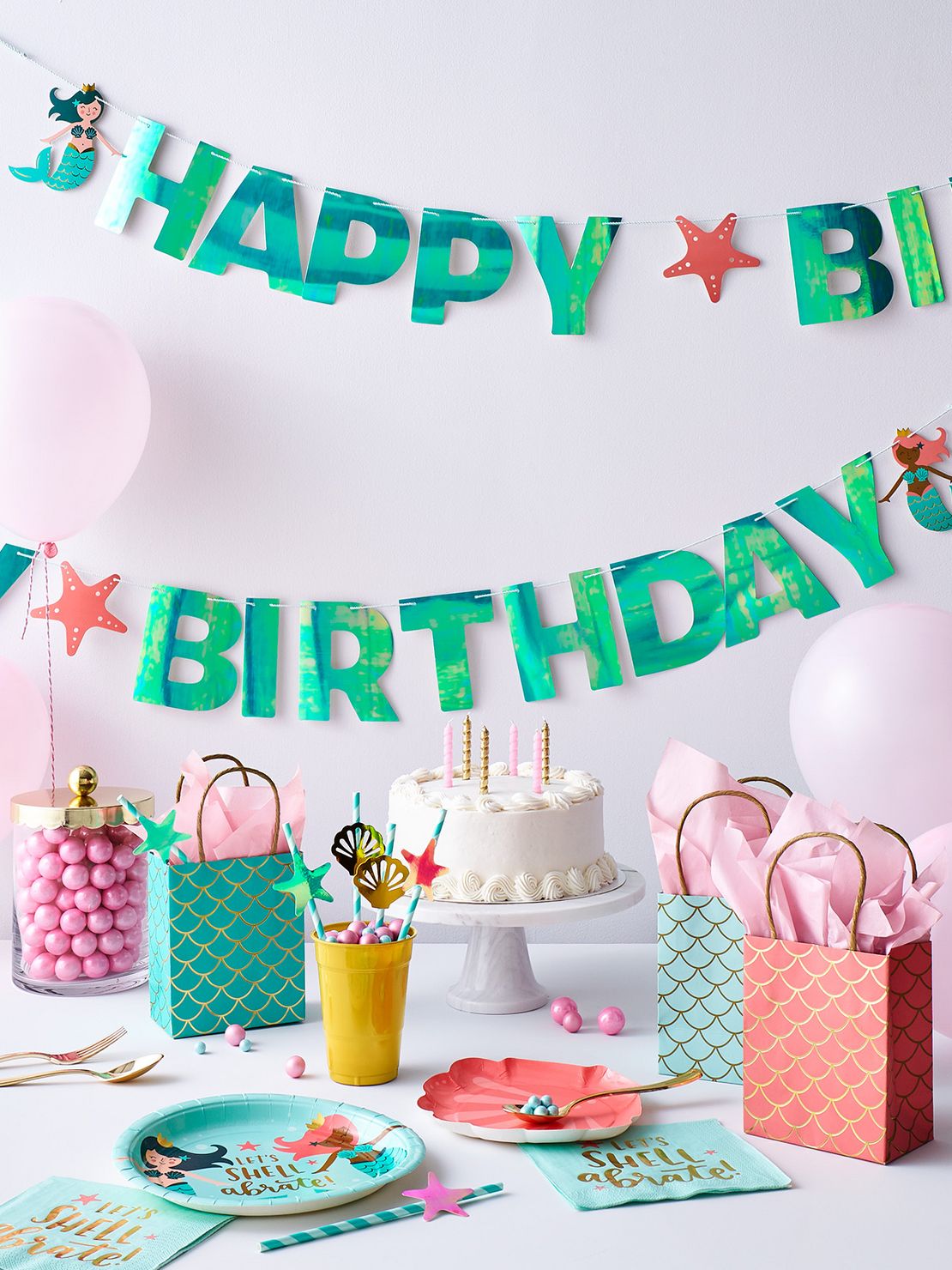 plates mermaid birthday Target Birthday :