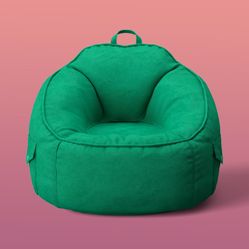 Canvas Bean Bag Chair Strut Green - Pillowfort™