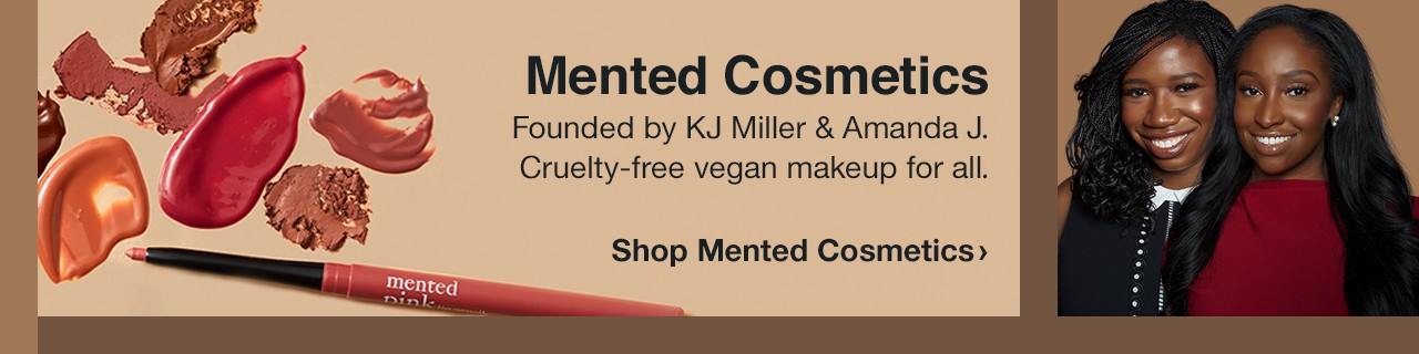 Mented Cosmetics. Founded by KJ Miller & Amanda J. Cruelty-free vegan makeup for all. Shop Mented Cosmetics.