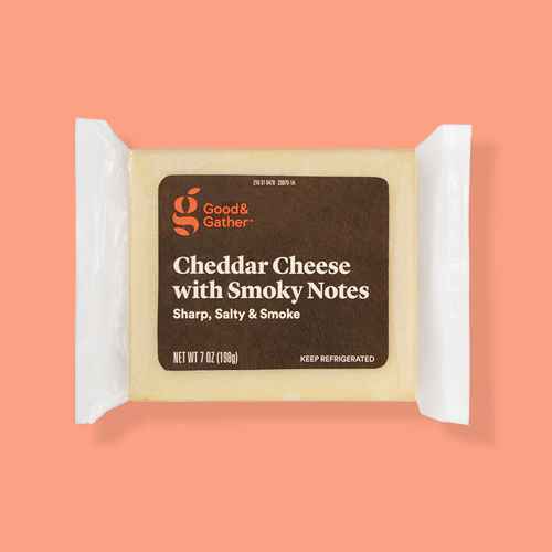 Cheddar Cheese with Smokey Notes - 7oz - Good & Gather™, Honey Goat Cheese - 4oz - Good & Gather™