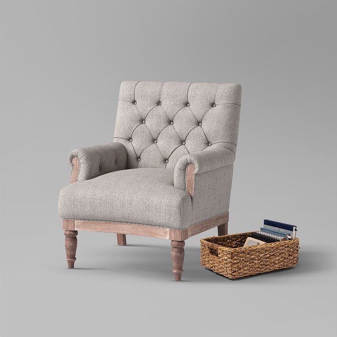 Buy Soft Cosy Bouclé Ivory Natural Mylo Accent Chair from the Next