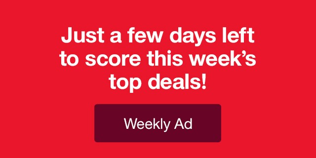 Just a few days left to score this week's top deals!