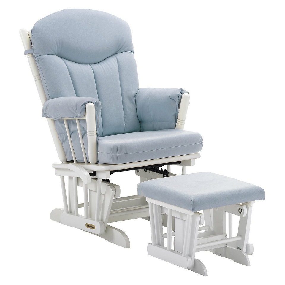 Glider and Ottoman Set Regency Premium Multi Position Locking Glider Rocker