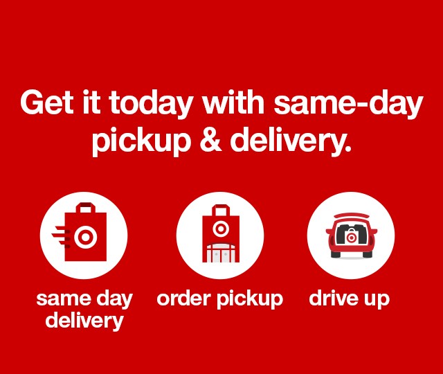 Get it today with same-day pickup & delivery. Same Day Delivery. Order Pickup. Drive Up. 