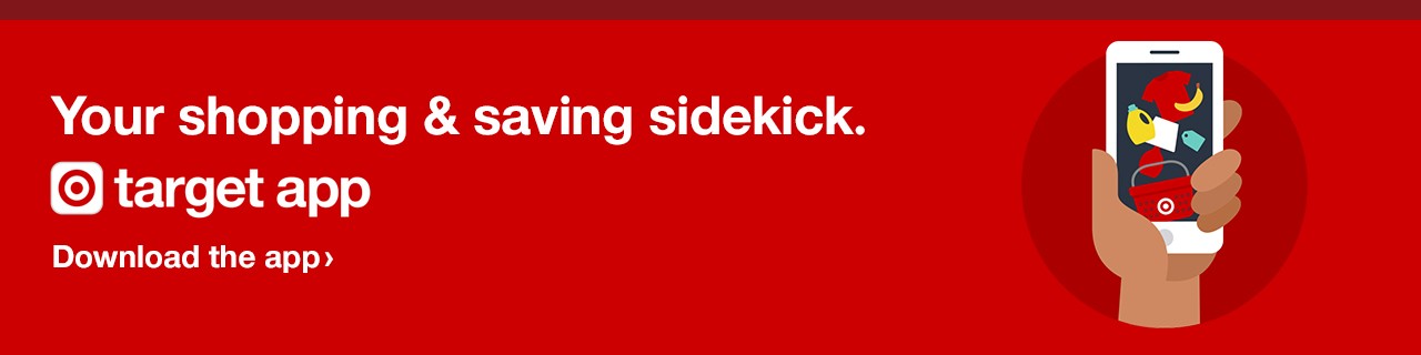 Your shopping & saving sidekick. Target App.