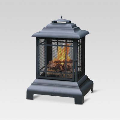 Firehouse Outdoor Firepit Black Threshold Target Inventory