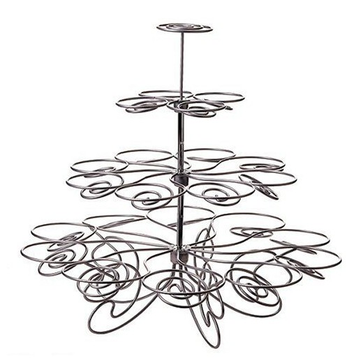 Wilton Cupcakes and More Stand Silvertone (Holds 23) Target