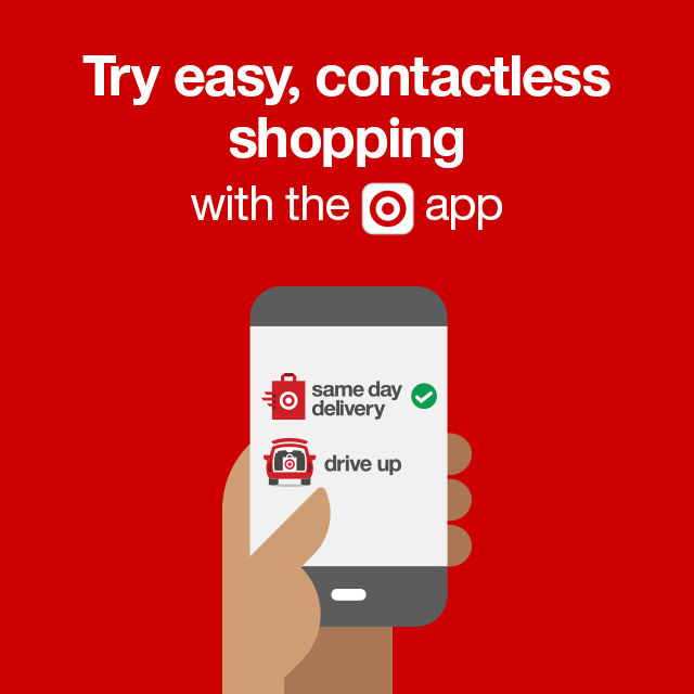 Try easy, contactless shopping with the Target App