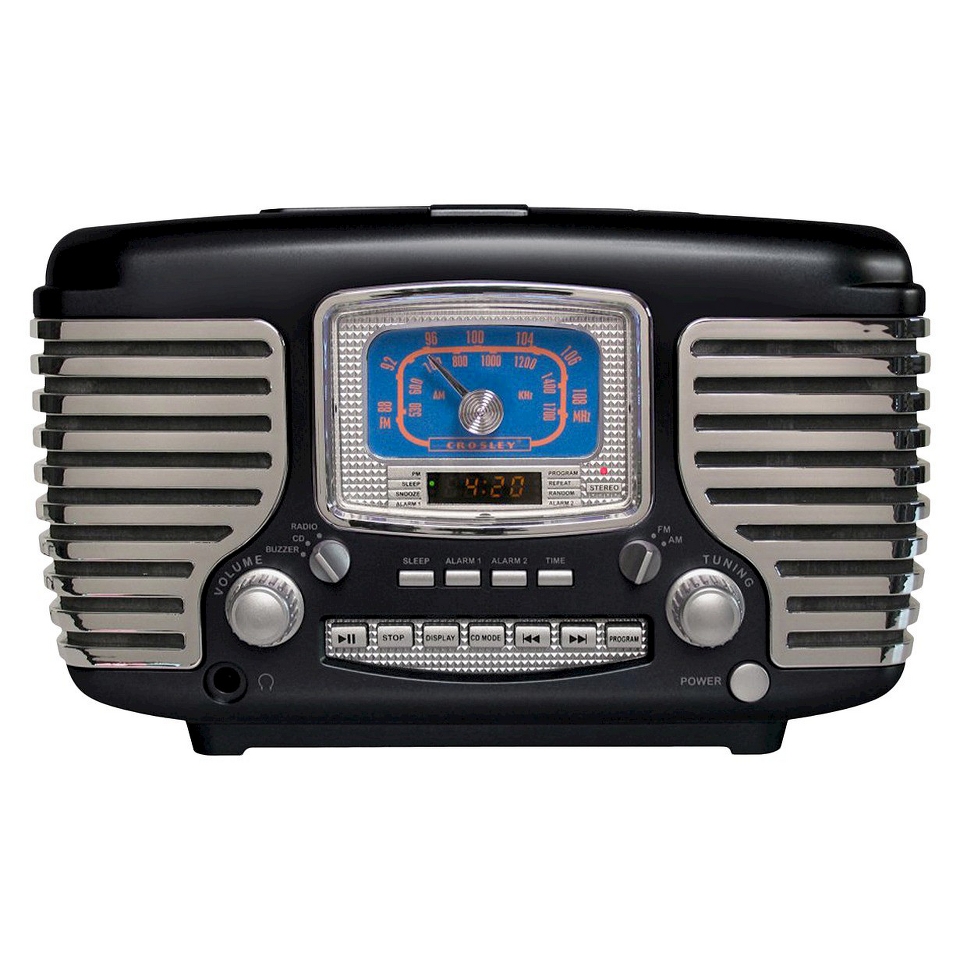 Crosley Corsair CD Player/Radio   Black (CR612 BK)