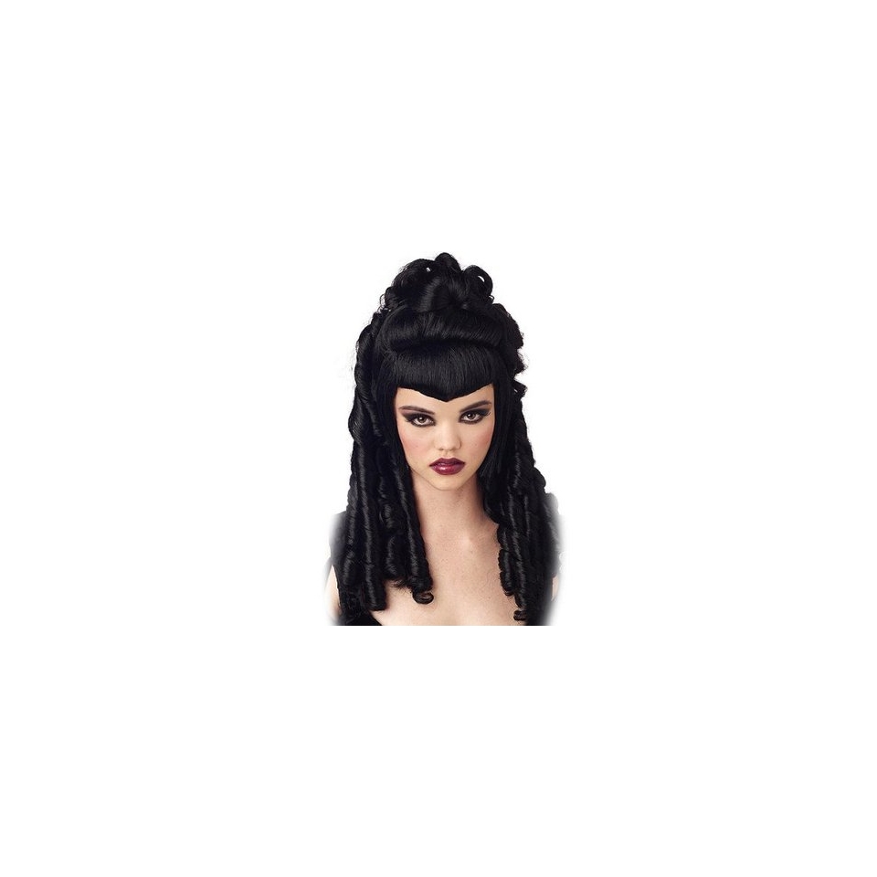 Adults Goth Vampira Wig   Black