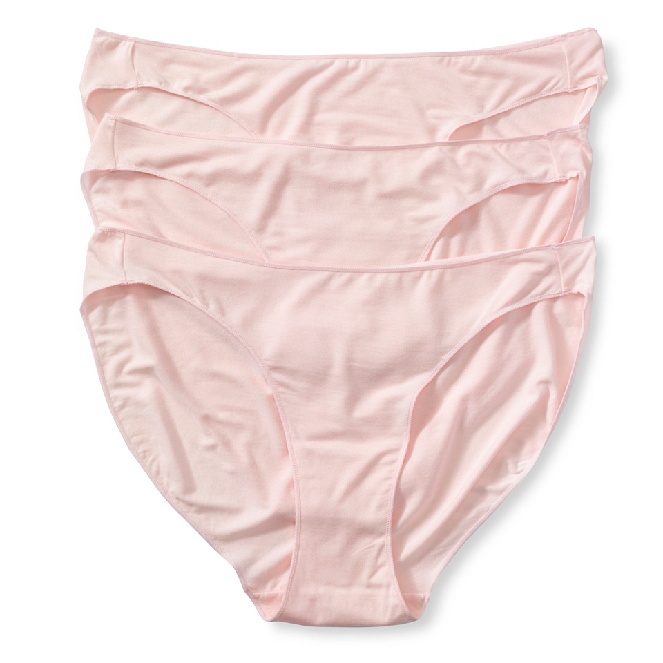 Gilligan & OMalley Angel Pink Ult Modal Hipster 3 Pk   S