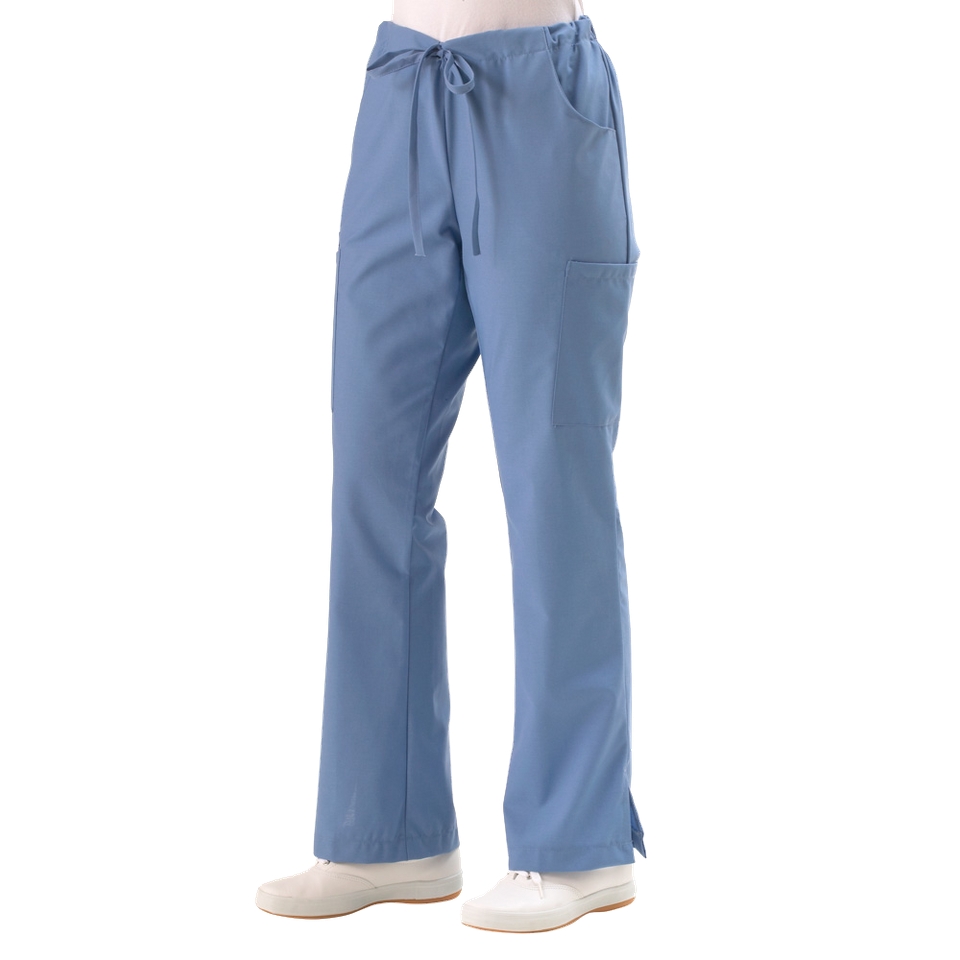 Medline Ladies Modern Fit Cargo Scrub Pants   Ceil Blue (Medium)