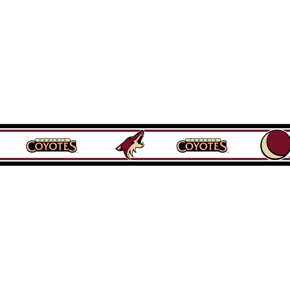 Phoenix Coyotes Wallborder   5.5x15