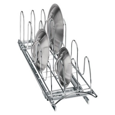 Lynk Professional Slide Out Pan Lid Holder - Pull Out Kitchen Cabinet ...