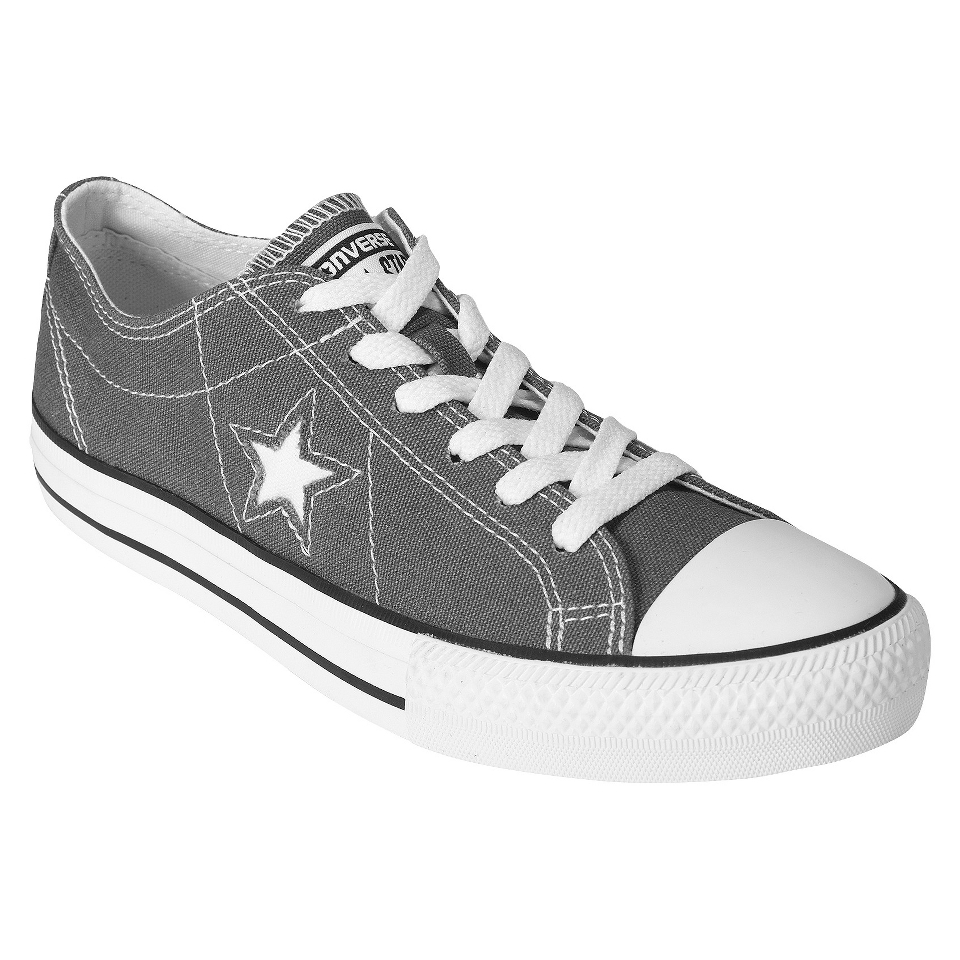 Womens Converse One Star DX Oxford   Charcoal 9