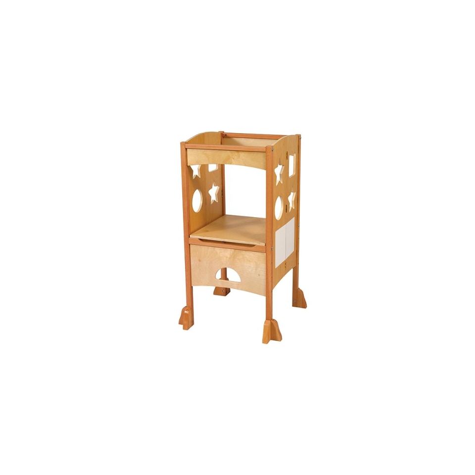 Step Stool Guidecraft Kids Kitchen Helper   Natural