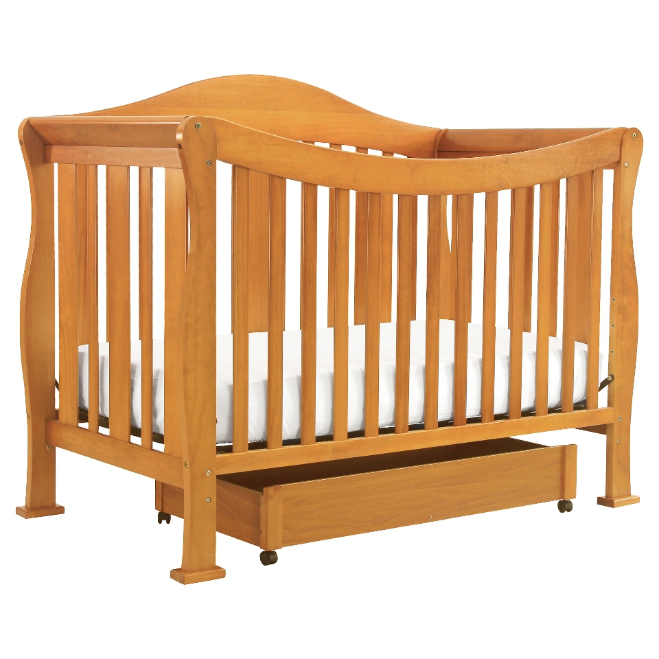 DaVinci Parker 4 in 1 Convertible Crib with Toddler Rail   Oak