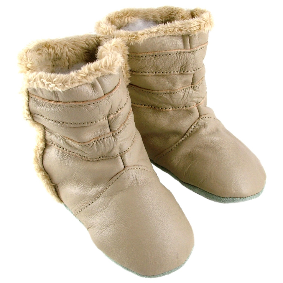 MinistarDesigns by Bobux Fur Bootz   Beige 12 18 M