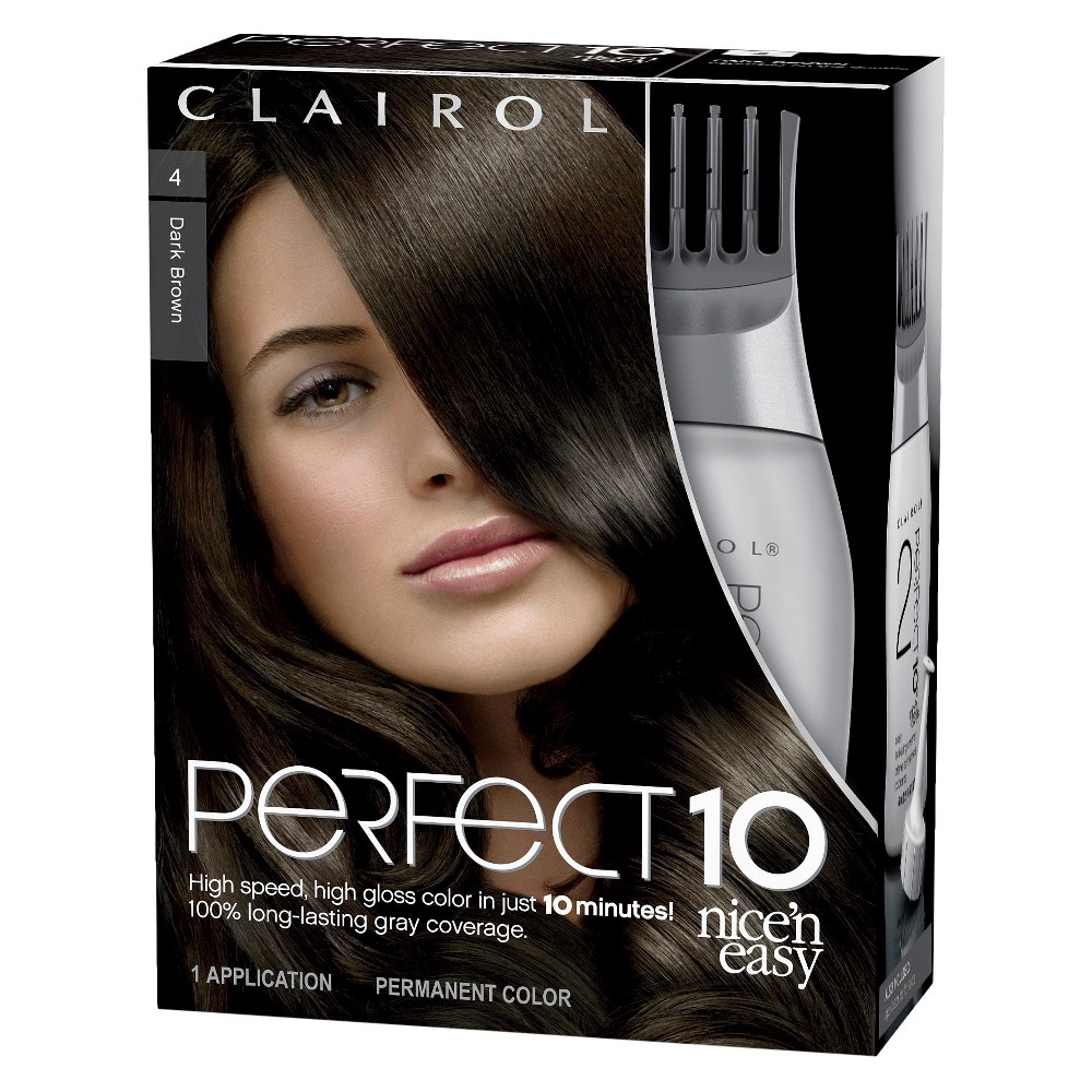 UPC 381519022067 product image for Clairol Nice 'N Easy Perfect 10 Hair Coloring Kit - Dark Brown | upcitemdb.com