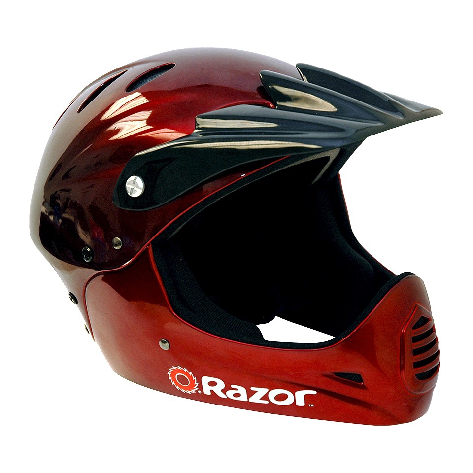 Razor Full Face Youth Helmet Black Cherry