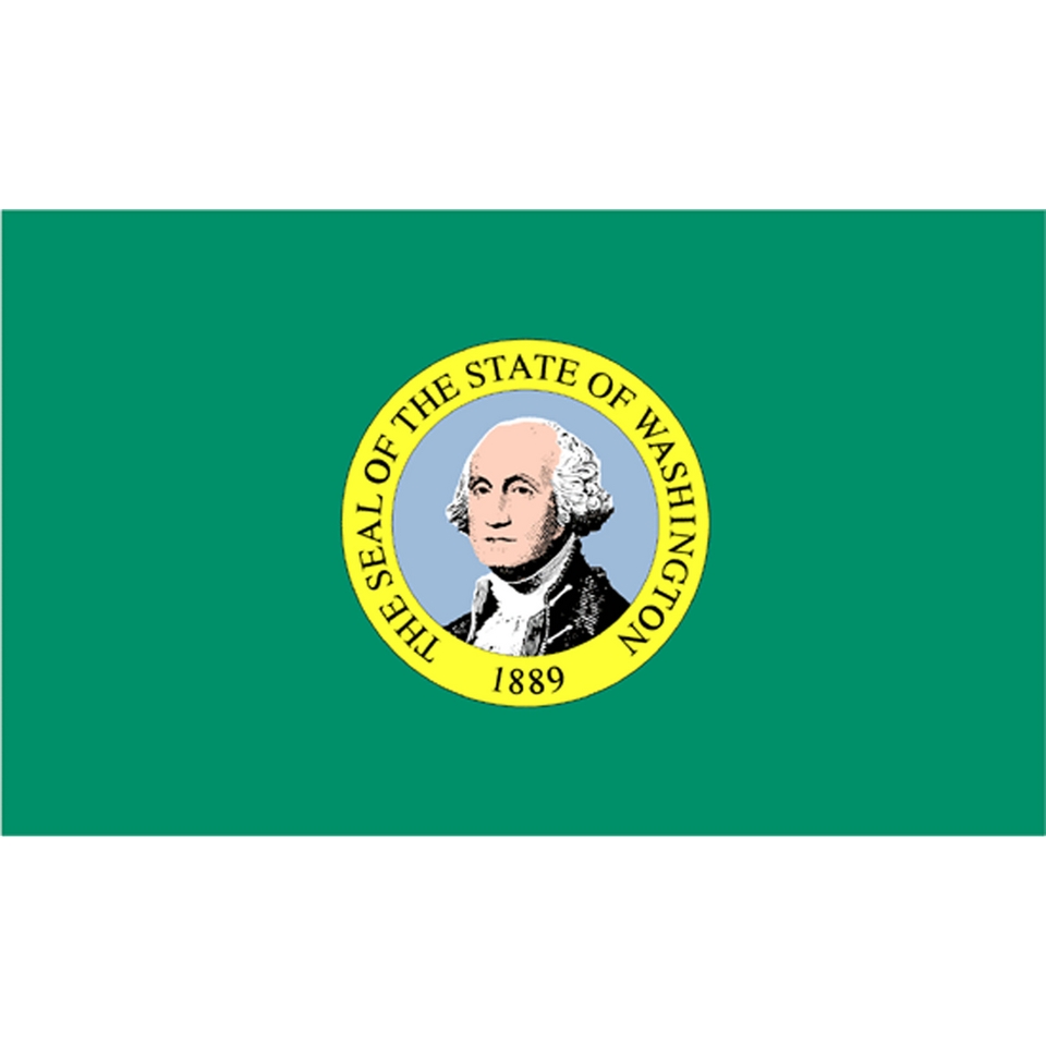 Washington State Flag   4 x 6