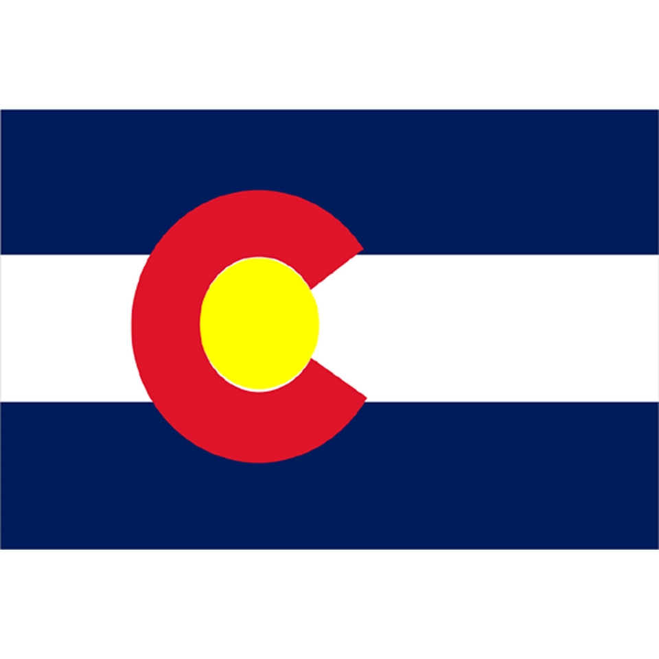 Colorado State Flag   4 x 6