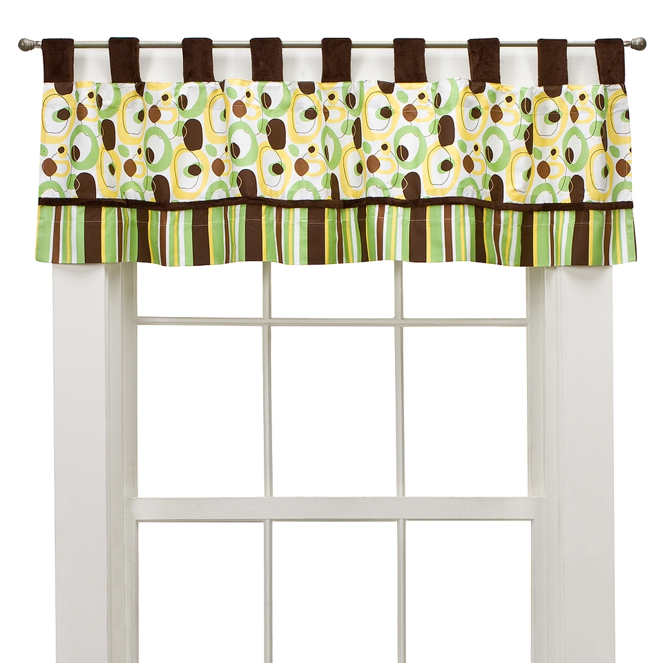 Trend Lab Sage/Brown Giggles Window Valance