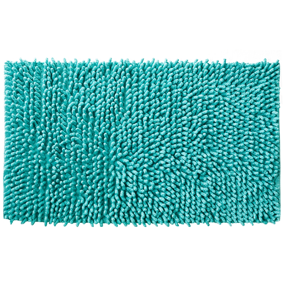 All That Jazz Bath Rug   Aqua (21x34)