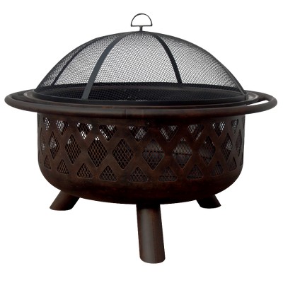 Endless Summer 36 Deep Bowl Wood Burning Fire Pit Brickseek