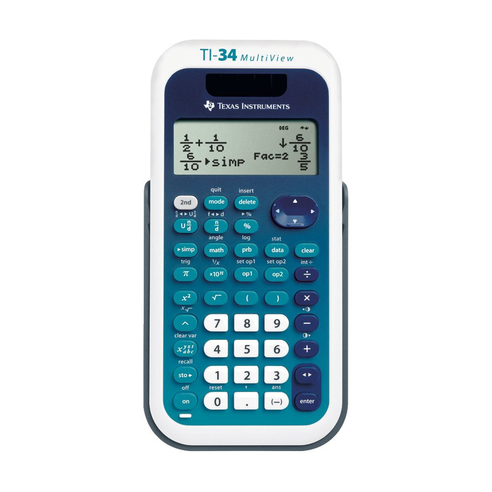 Texas Instruments - TI-34 Plus Calculator - Gray