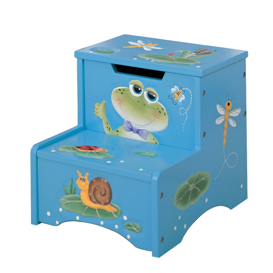 Step Stool Teamson Step Stool W/Storage