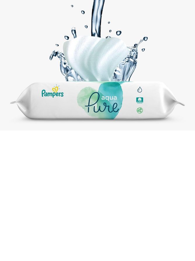 Pampers aqua store pure wipes asda