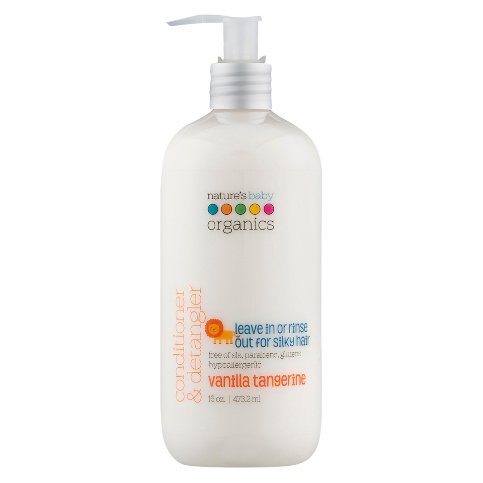 Natures Baby Organics Conditioner & Detangler (Vanilla/Tangerine)  16 oz.