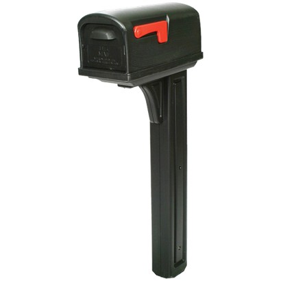 Rubbermaid Mailbox & Post Combo w/Rear Door