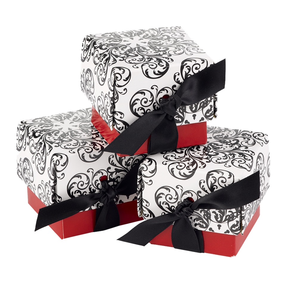 Target Mobile Site   Red Filigree Favor Boxes   25ct