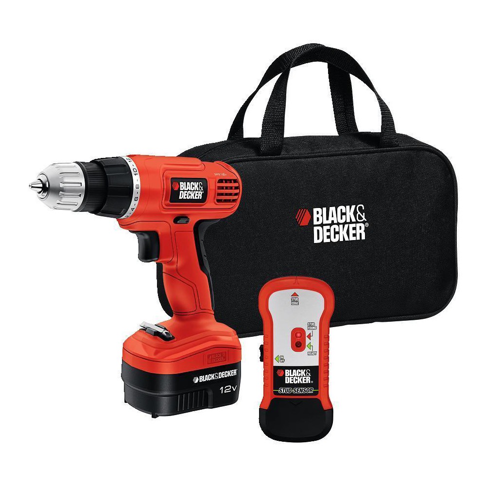 UPC 885911078177 product image for Black & Decker 12V Drill with Stud Finder | upcitemdb.com