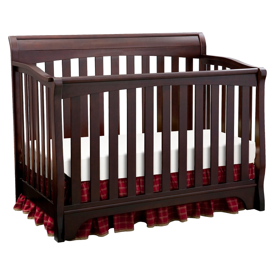 Delta Childrens Products Eclipse 4 in 1 Convertible Crib   Black Cherry