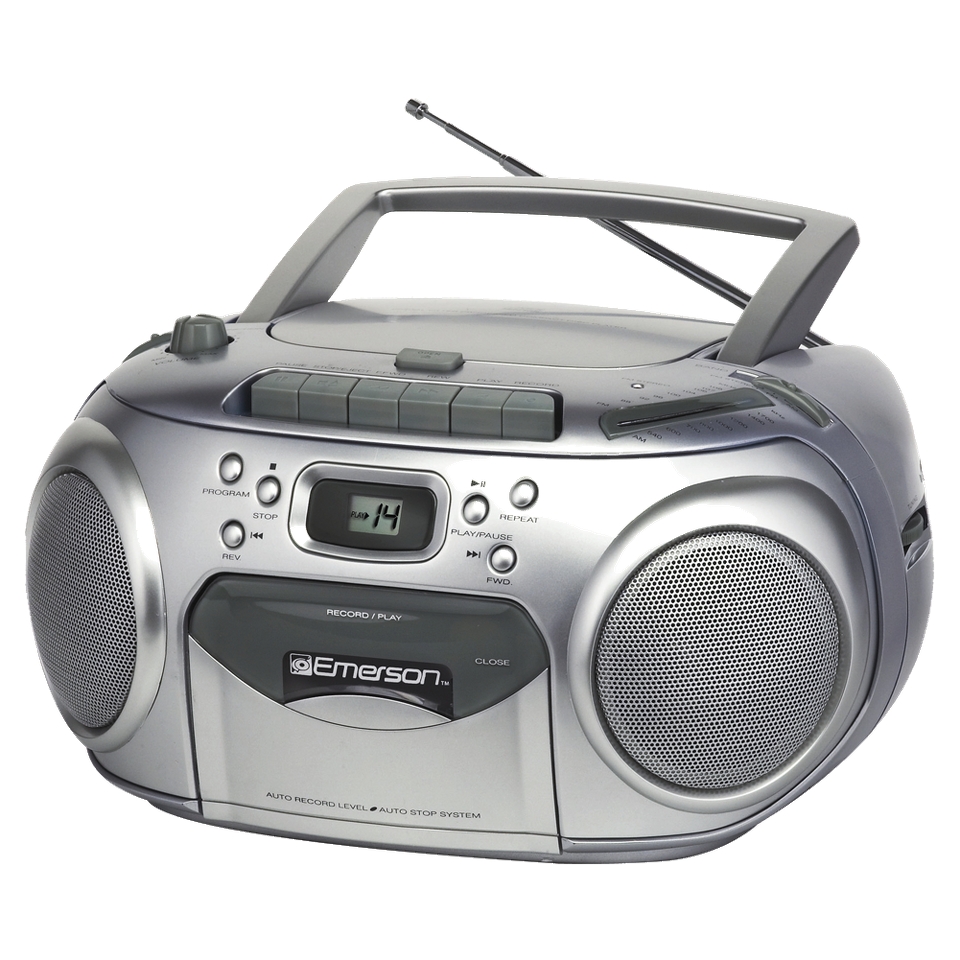 Emerson AM/FM Portable CD Player   Silver (PD6548SL)