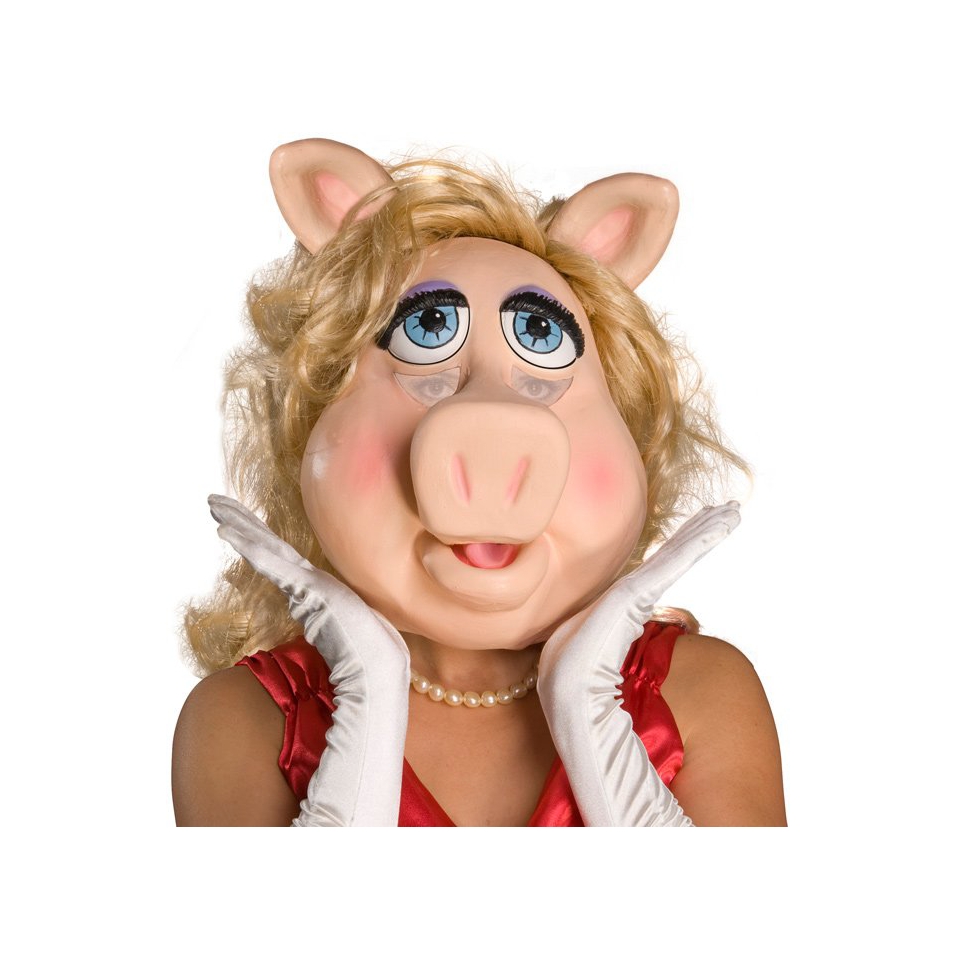 The Muppets Ms. Piggy Deluxe Overhead Latex Mask