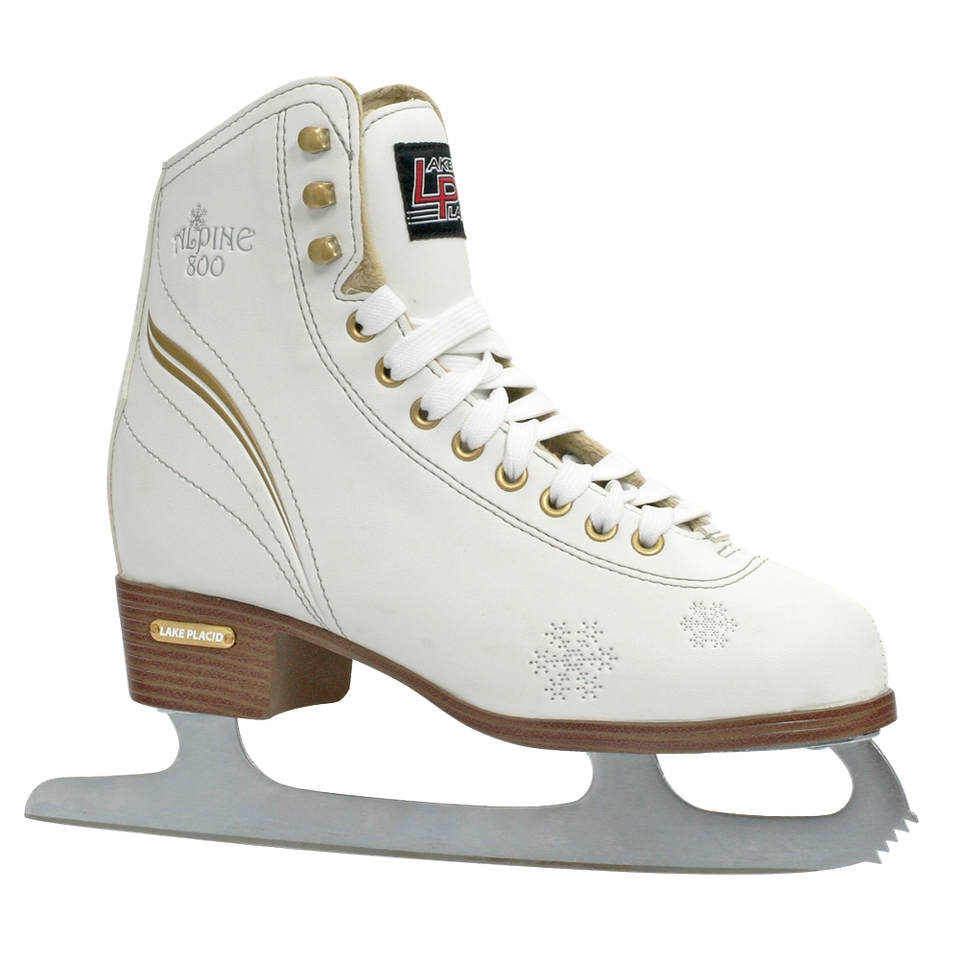 Womens Lake Placid Alpine 800 Figure Ice Skate   White (5)