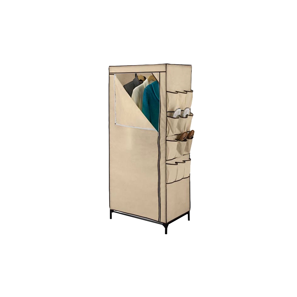 Freestanding Closet Honey Can Do 27 Portable Storage Closet with Shoe