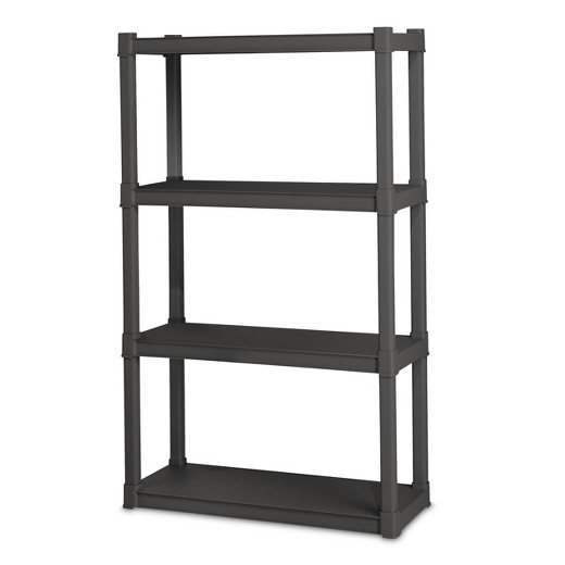 Sterilite® 4-Shelf Storage Unit - Gray : Target