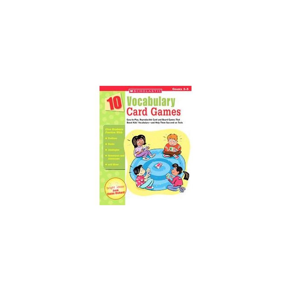 10 Vocabulary Card Games (Paperback)