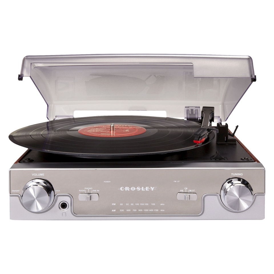 Crosley CR6005A Tech Turntable   Mahogany