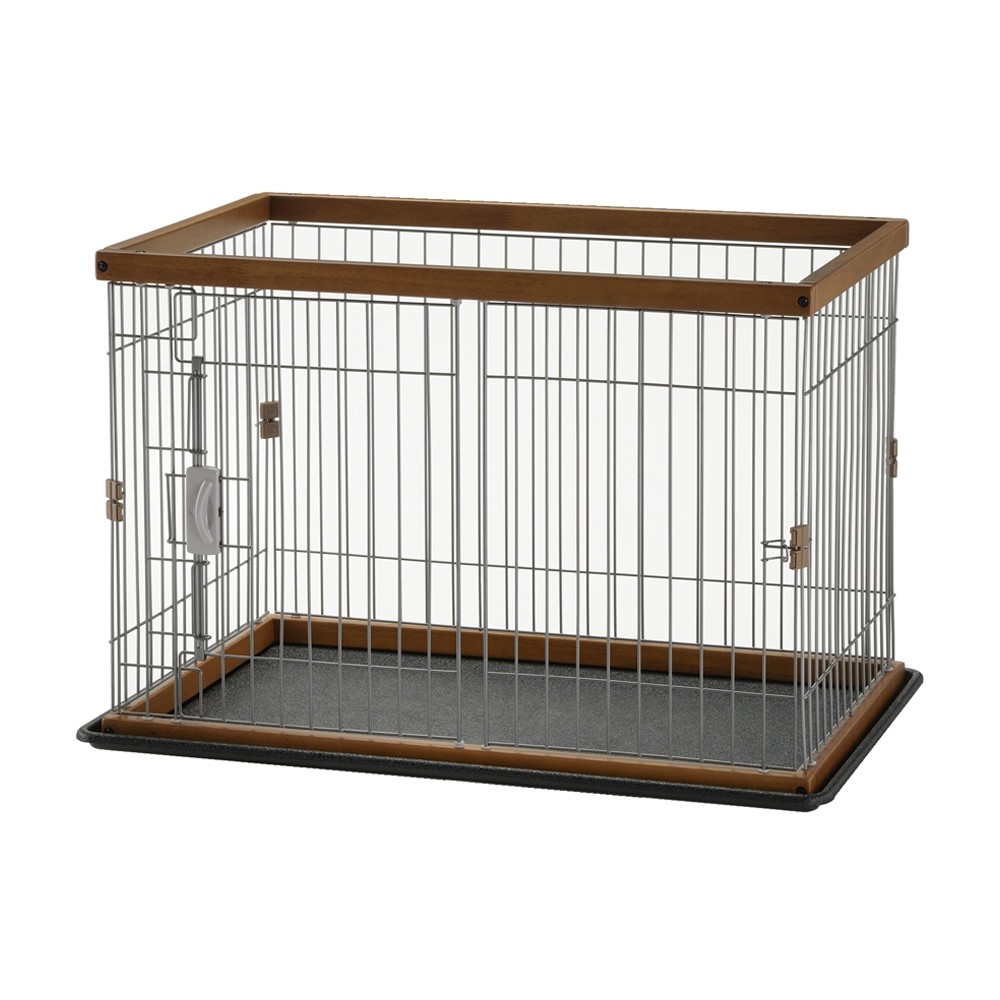 UPC 803840941669 product image for Richell 2-Door Pet Pen with Tray - Autumn Matte (M) | upcitemdb.com