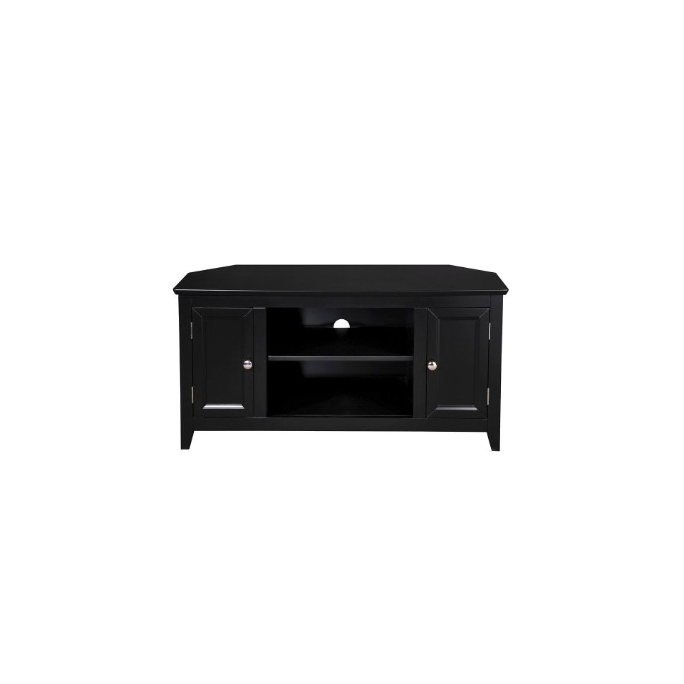 Corner Tv Stand Premier RTA Simple Connect TV Stand   Black (42)