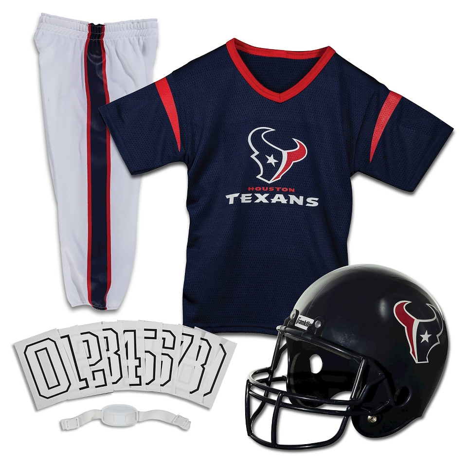 Franklin Sports NFL Texans Deluxe Uniform Set   Medium