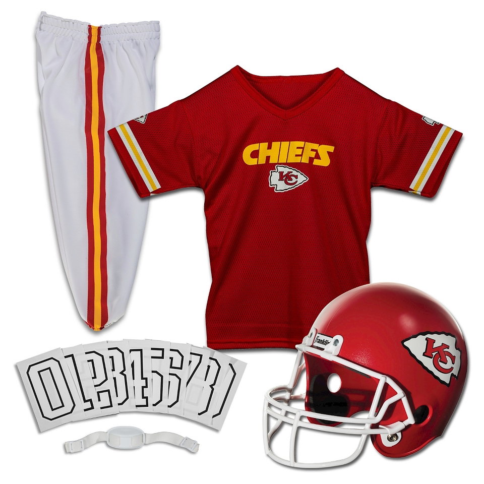 Franklin Sports NFL Chiefs Deluxe Uniform Set   Small