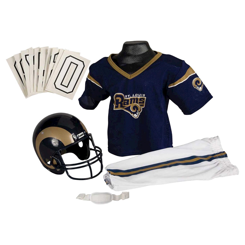 Franklin Sports NFL Rams Deluxe Uniform Set   Medium